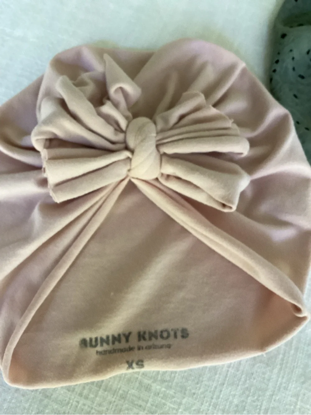 Bunny Knots Headwraps Set of Two Pink XS Green Eyelet Small - Picture 2 of 10